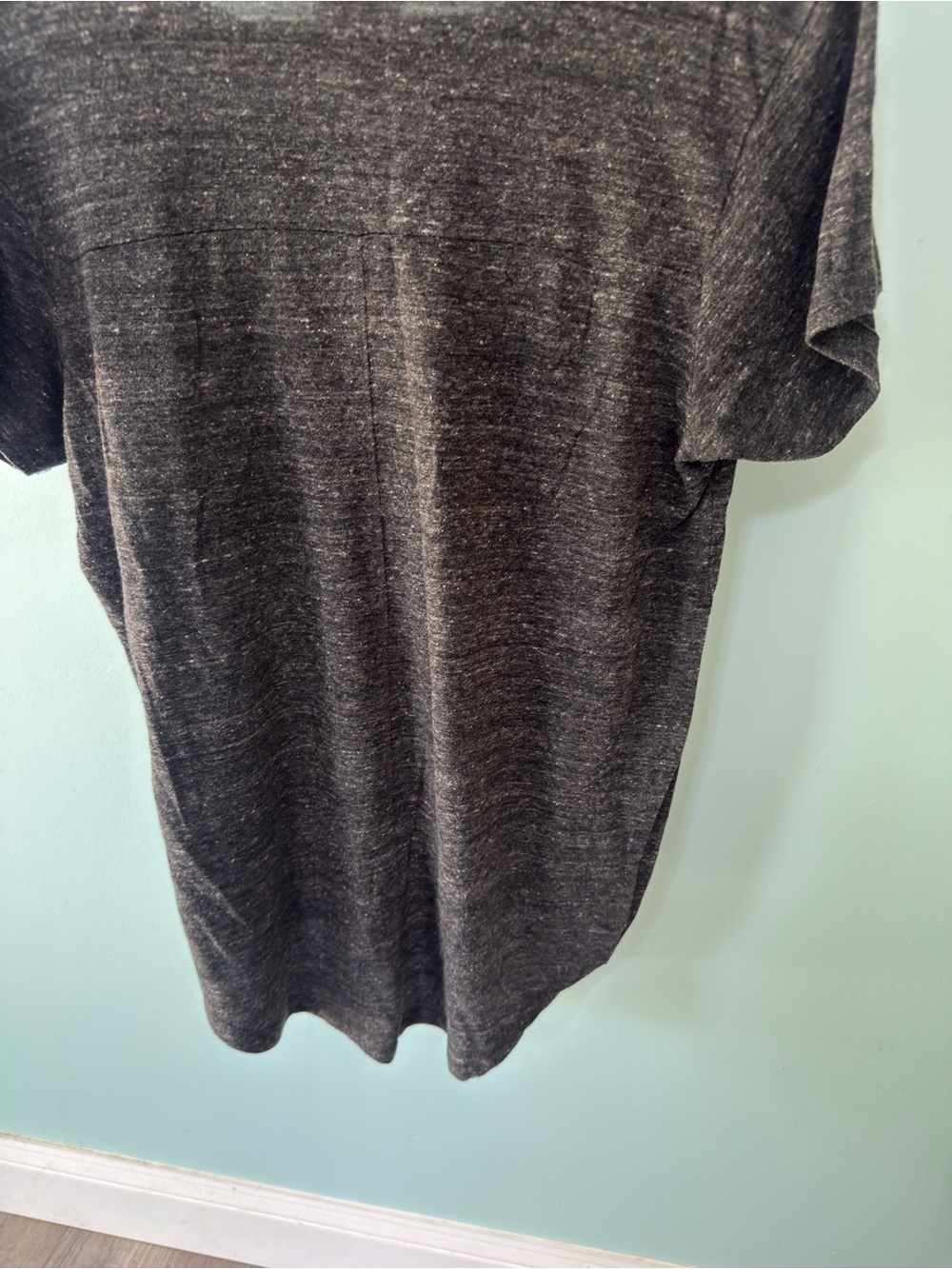 State of Mine Women's Ohio Outline Tee - Charcoal with White Graphic - Picture 9 of 9